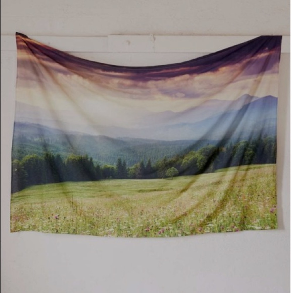 🚫SOLD🚫 Plum & Bow Purple Sky and Meadow Tapestry